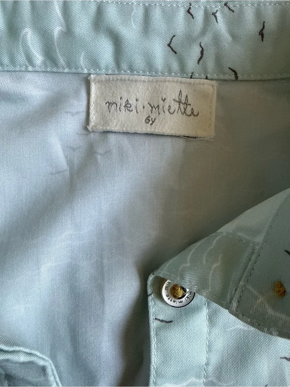 petit bateau Boys' Light Blue Short-Sleeve Button Shirt